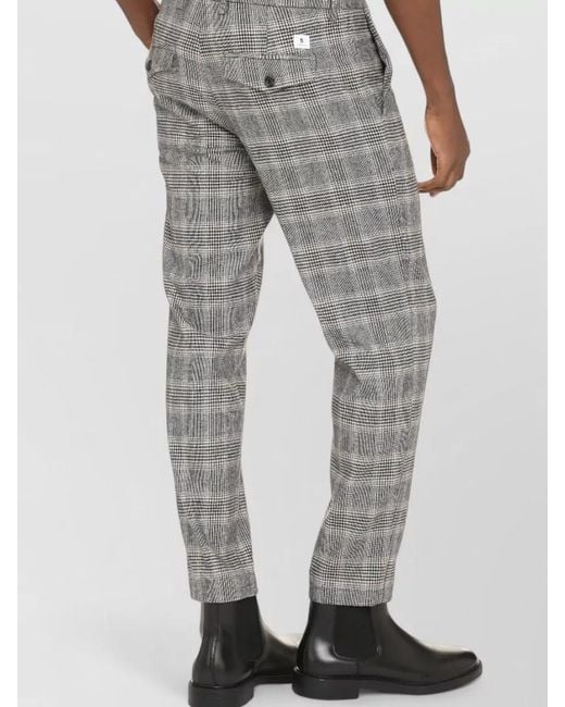 Department 5 Gray Setter Chino Trousers Wool Blend Design for men
