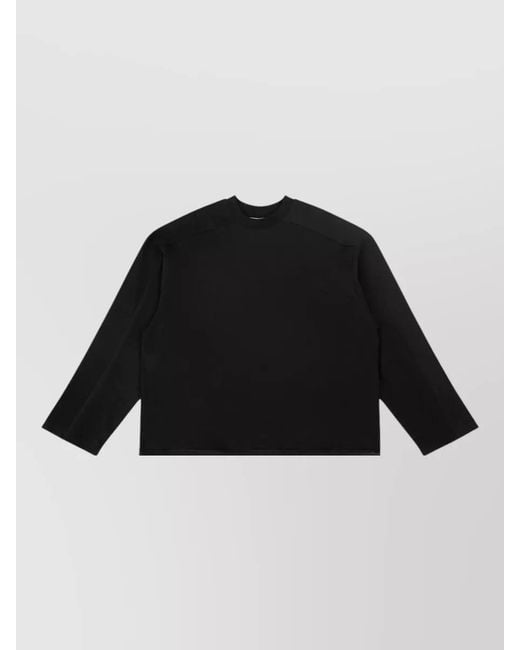 Entire studios Black Long-Sleeve Cotton T-Shirt for men