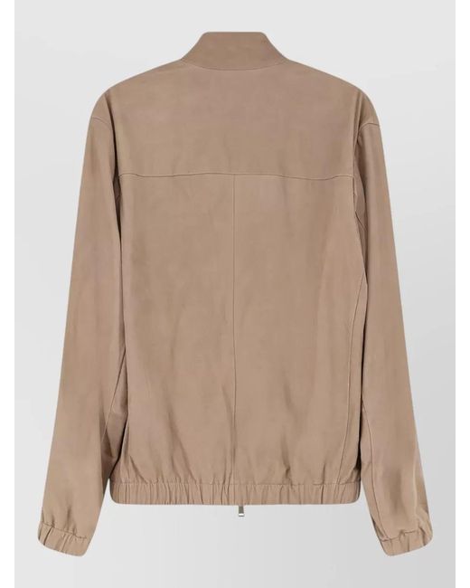 Boss Natural Suede Leather Jacket for men
