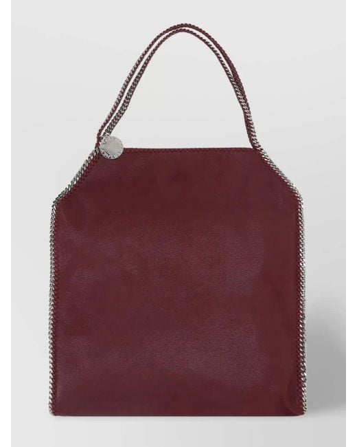 Stella McCartney Red Falabella Babybella Polyester Shoulder Bag