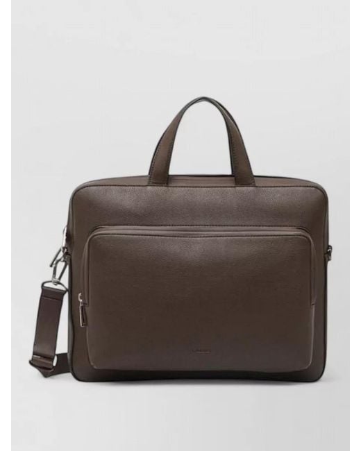 Calvin Klein Brown Polyethylene Briefcase for men