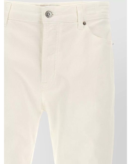 Department 5 White Drake Jeans Straight Leg Belt Loops Back Pockets for men