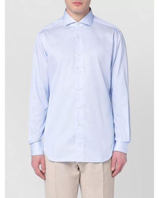 Xacus White Shirt Regular Fit Collar Long Sleeves for men