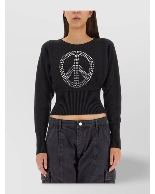 Moschino Black Wool Jumper