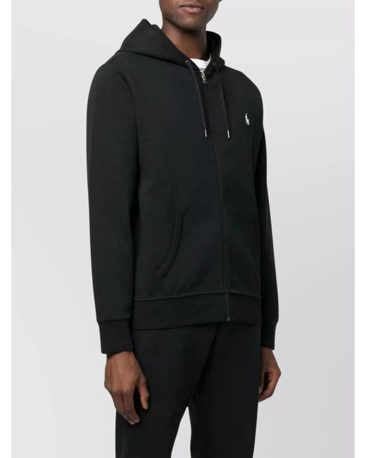 Polo Ralph Lauren Black Zip Hoodie for men