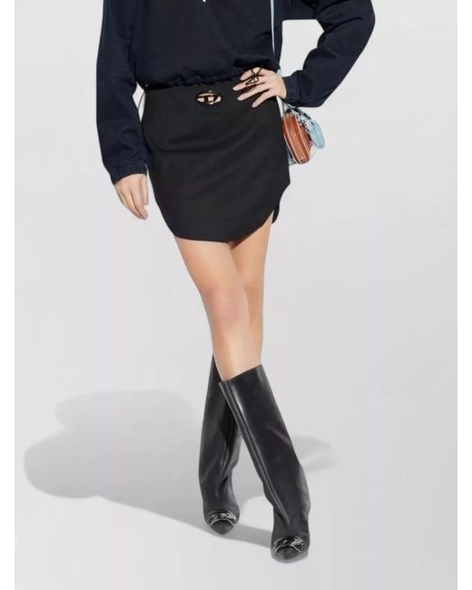 DIESEL Black O-Livery Skirts