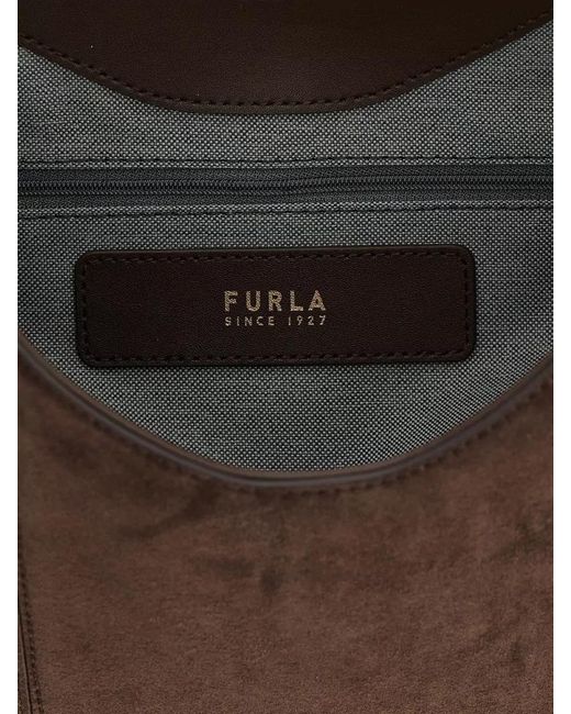 Furla Brown Goccia M Tote Bag Shoulder Strap