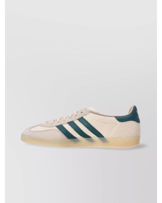 Adidas Metallic Suede Leather Gazelle Indoor Low-Top Sneakers