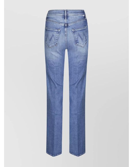 Mother Blue The Kick It Belt Loops Faded Five-Pocket
