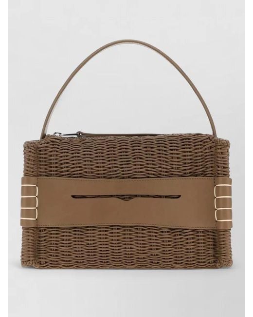J.W. Anderson Brown Loafer Bag Leather Tote Bag