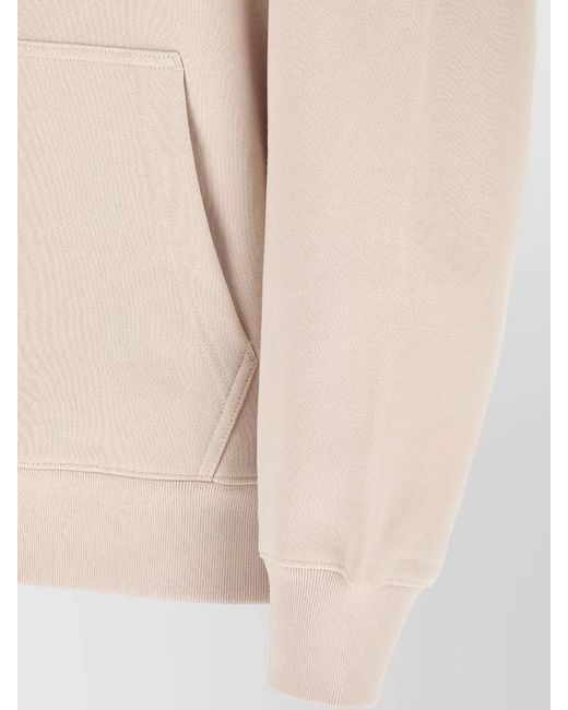 Maison Kitsuné Natural Hoodie Featuring Fox Head And Hood for men