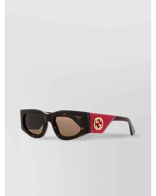 Gucci Multicolor Printed Acetate Sunglasses