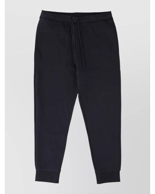 Boss Blue Cotton Track Pants for men