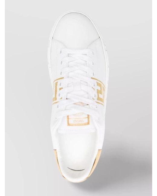 Versace White Low Top Sneakers