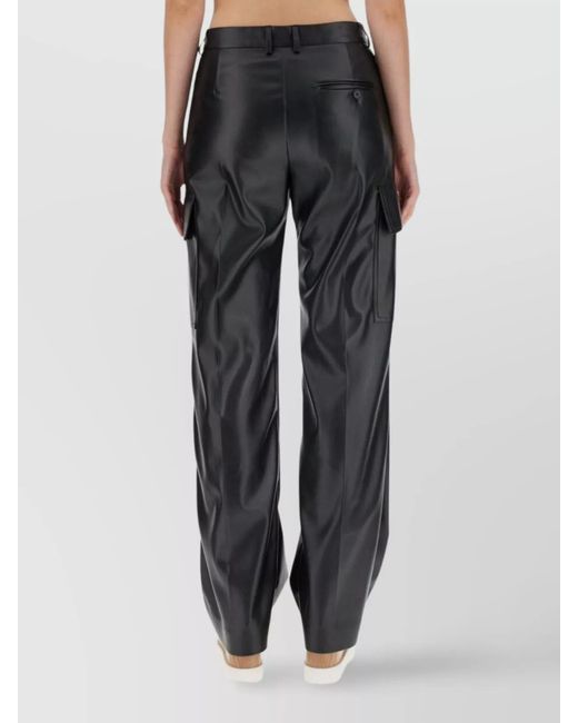 Stella McCartney Black Cargo Straight Trousers