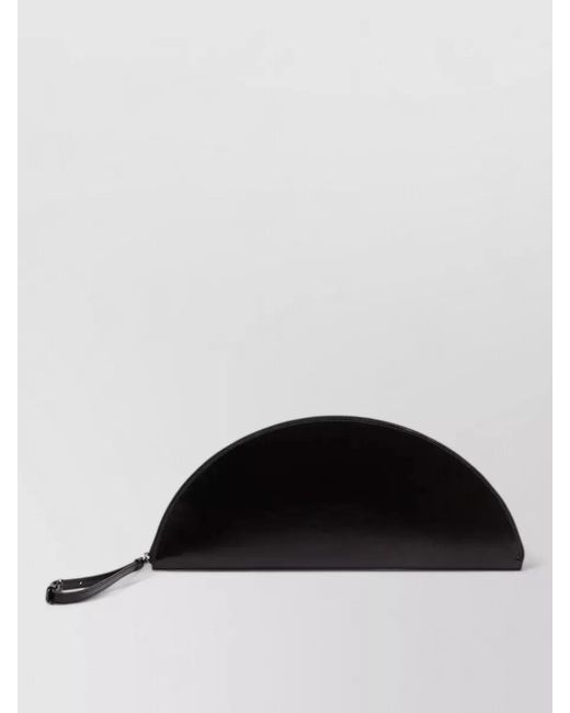 Maison Margiela Black Na Leather Clutch Bag