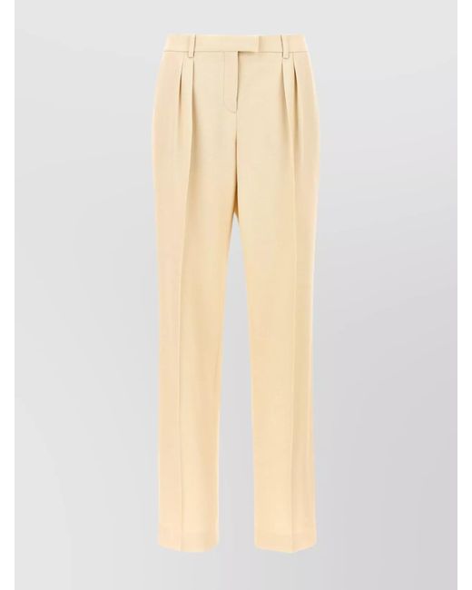 Tom Ford Natural Silk Tailored Trousers