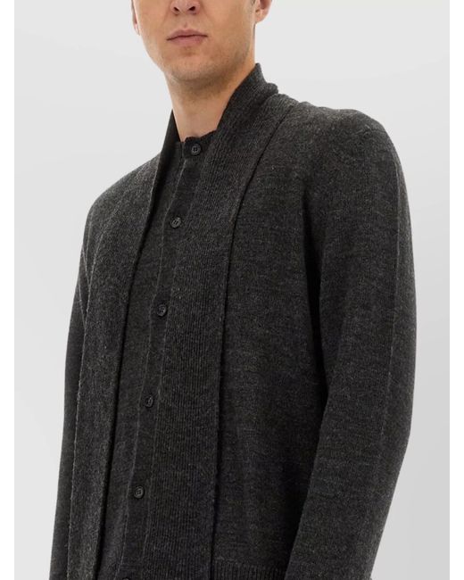 MM6 by Maison Margiela Multicolor Wool-Blend Cardigan With Scarf for men