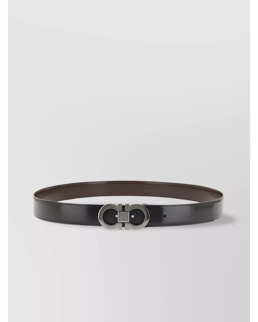 Ferragamo Multicolor Leather Reversible Belt for men