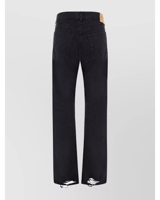 Balenciaga Blue Regular-Fit Straight Trousers