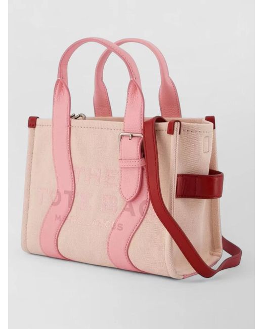 Marc Jacobs Pink The Small Tote Bag Cotton Tote Bag