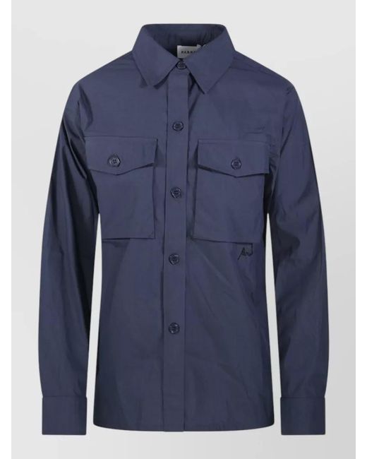 P.A.R.O.S.H. Blue Fitted Jacket