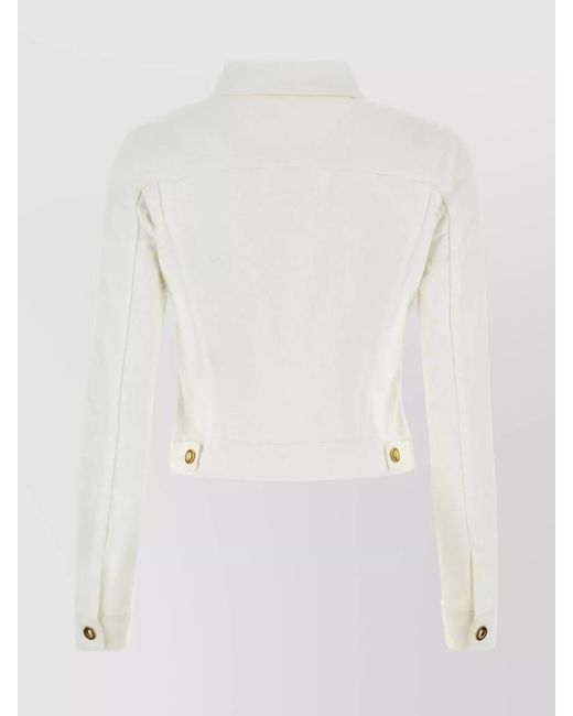 Palm Angels Natural Denim Jacket