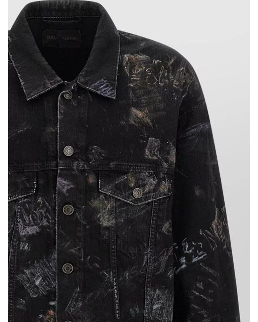 Balenciaga Black Oversize Jacket for men