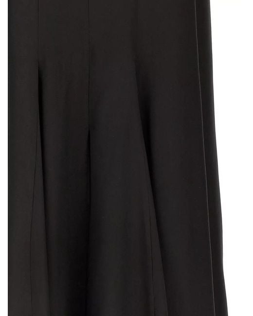 DI.LA3 PARI' Black Spicchi Ankle Dress Sleeveless Back Tie
