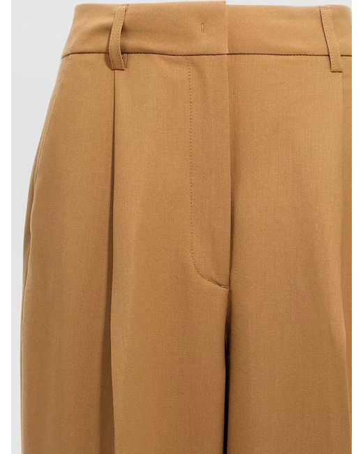 Thelatest Natural Axel Wide-Leg Trousers