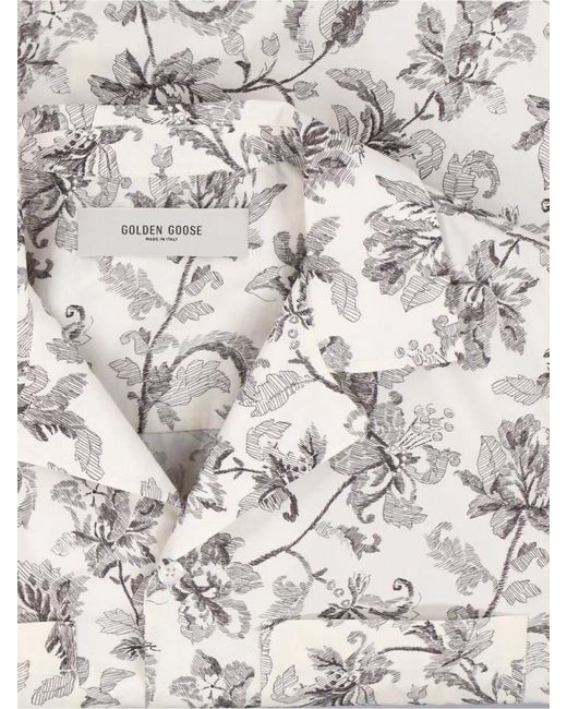 Golden Goose Deluxe Brand White Shirt for men