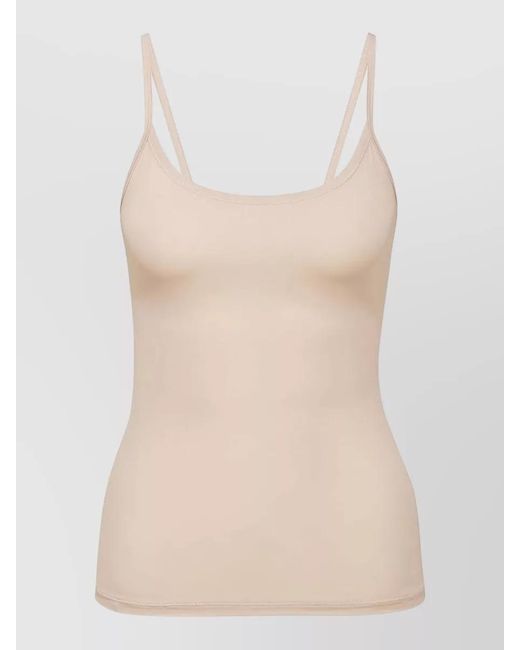 Calida Natural Top Adjustable Spaghetti Straps Fitted Silhouette