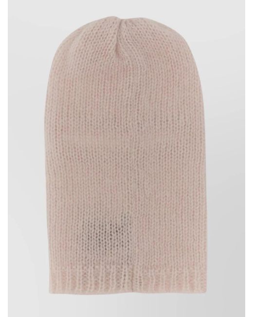 Raf Simons Natural Mohair Balaclava for men