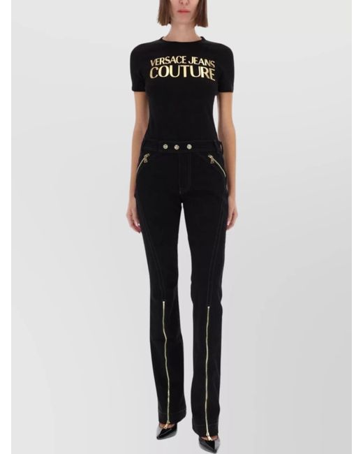 Versace Jeans Couture Black Logo T-Shirt