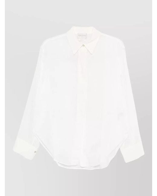 Forte_forte White Cotton Long-Sleeve Shirt