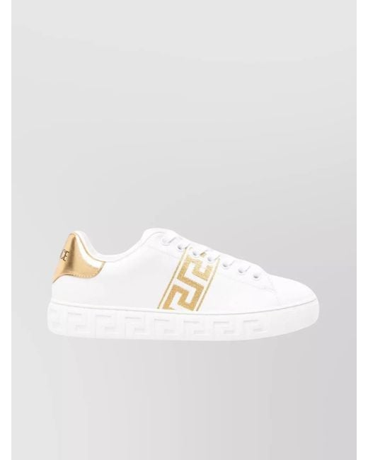 Versace White Low Top Sneakers