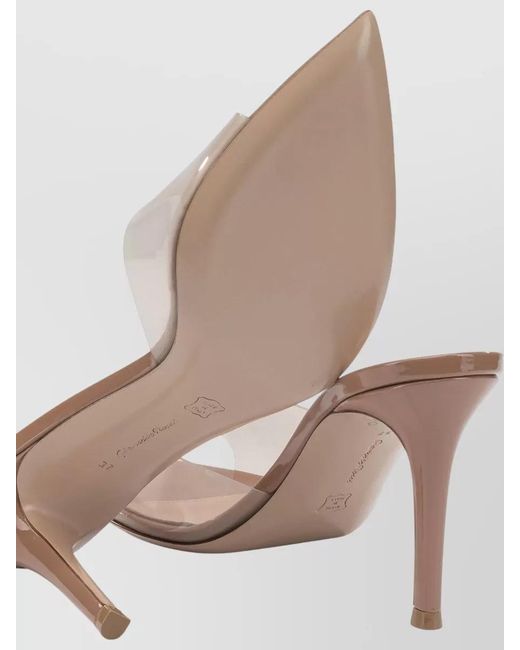Gianvito Rossi Natural Elle 85 Mm Mules