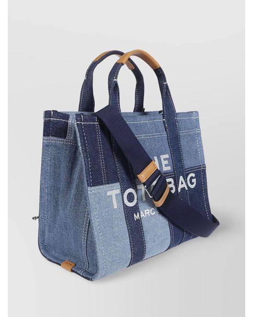 Marc Jacobs Blue The Tote Bag Medium Denim Tote Bag