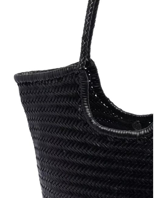 Dragon Diffusion Black Ns Diagonal Triple Jump Leather Shoulder Bag
