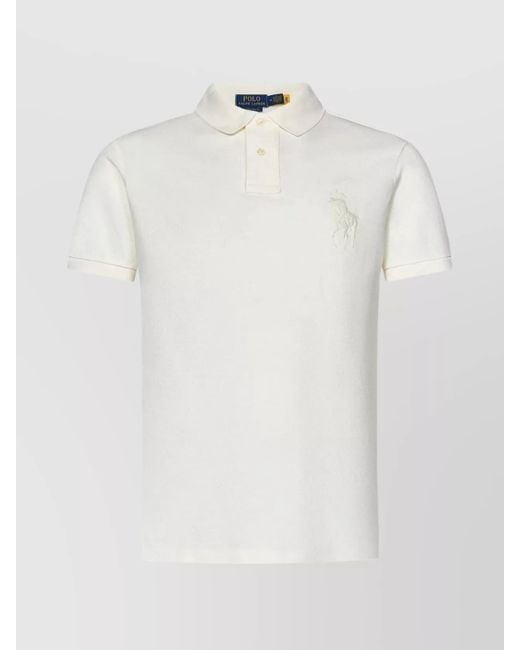 Polo Ralph Lauren Polo Shirt in White for Men | Lyst