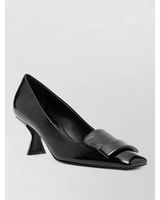 Sergio Rossi Black Leather Pumps