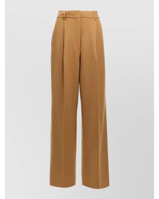 Thelatest Natural Axel Wide-Leg Trousers