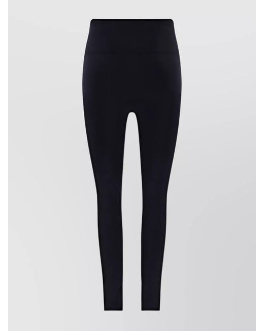 Wolford Blue High-Rise Slim-Fit Leggings