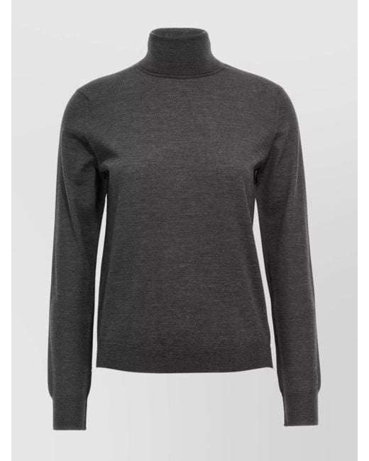 Maison Margiela Black Wool Turtleneck Sweater