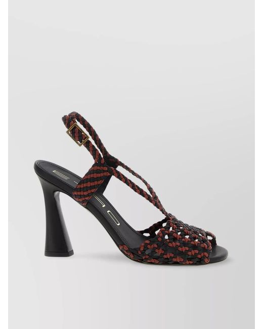 Etro Metallic Two-Tone Sandals