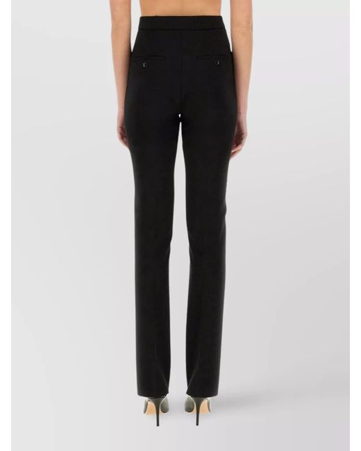 Max Mara Black Slim-Fit Tailored Trousers