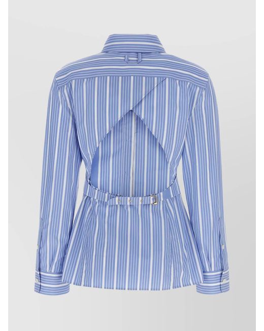 Jacquemus Blue Cotton Shirt