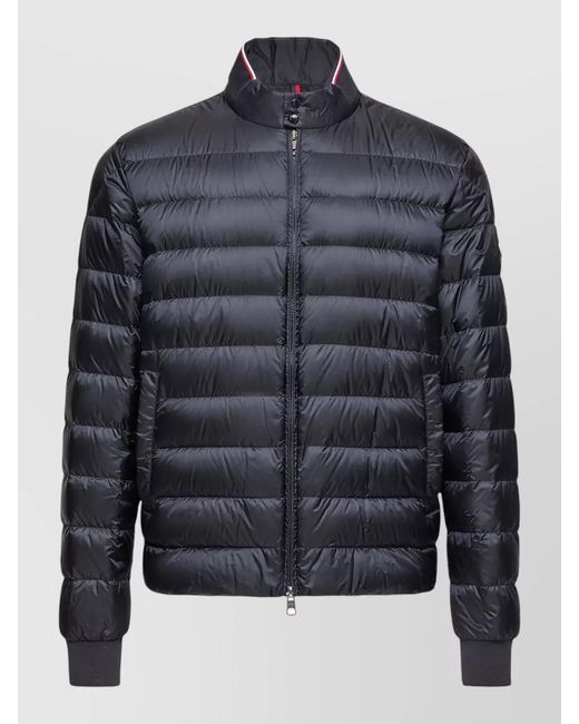Moncler Blue Short Down Puffer Jacket for men