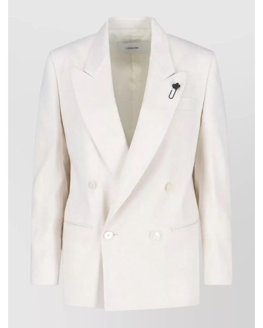 Lardini Natural Linen Blazer