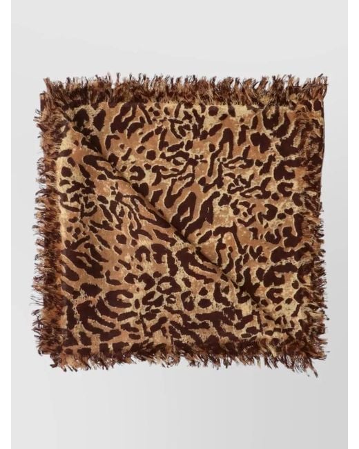 Isabel Marant Brown Cashmere Wool Scarf